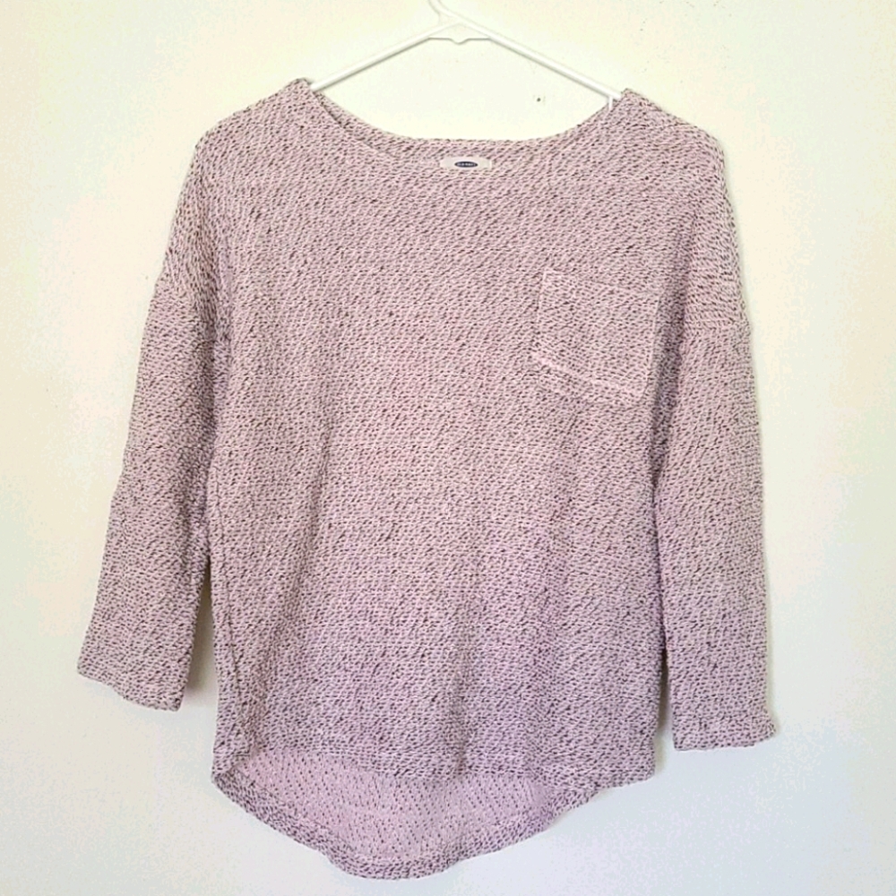 Old Navy Marled Pink Sweater